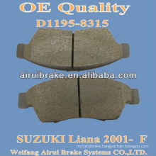 D1195 SUZUKI brake pad for Liana 2001- F